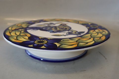 Blå Fasan 832 Kage Fad 30 cm dekoreret med fasan Royal Copenhagen Fajance  Chr 
Joachim