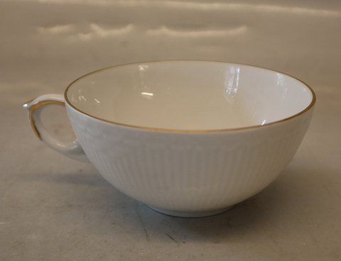 1275-525 Tekopper uden underkop Tradition  Royal Copenhagen 1275 - hvid 
halvblonde med guldkant